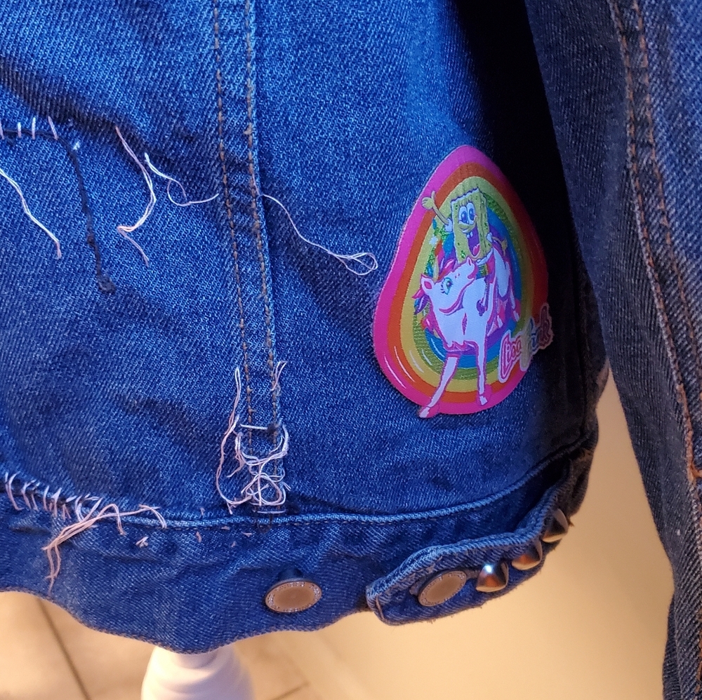 DIY Embroidered Patchwork Jean Jacket - image 8